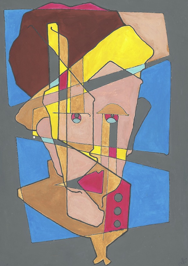 VISAGE AU TROIS BLEUS