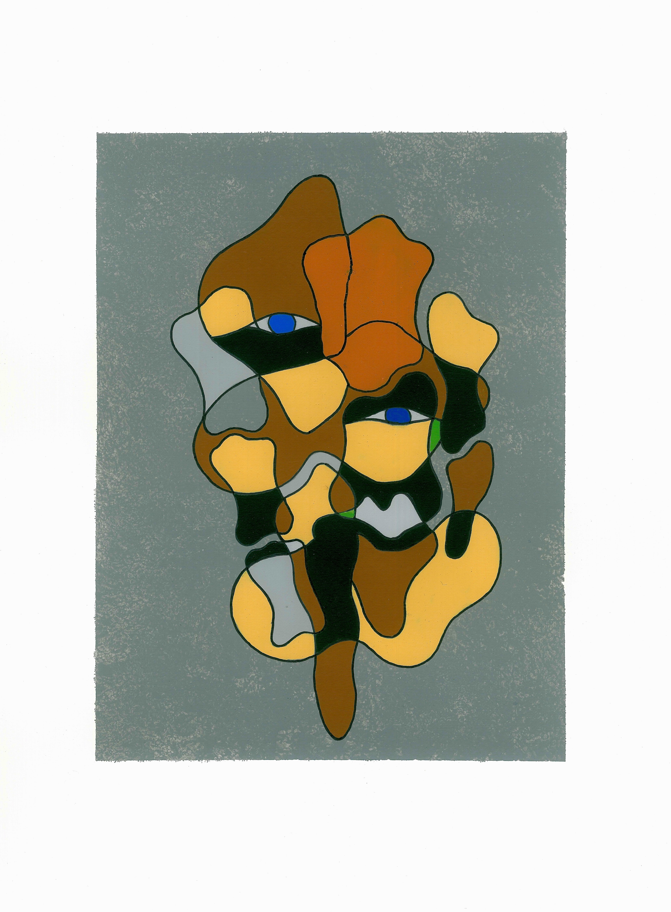 VISAGE AUX CHEVEUX ROUX