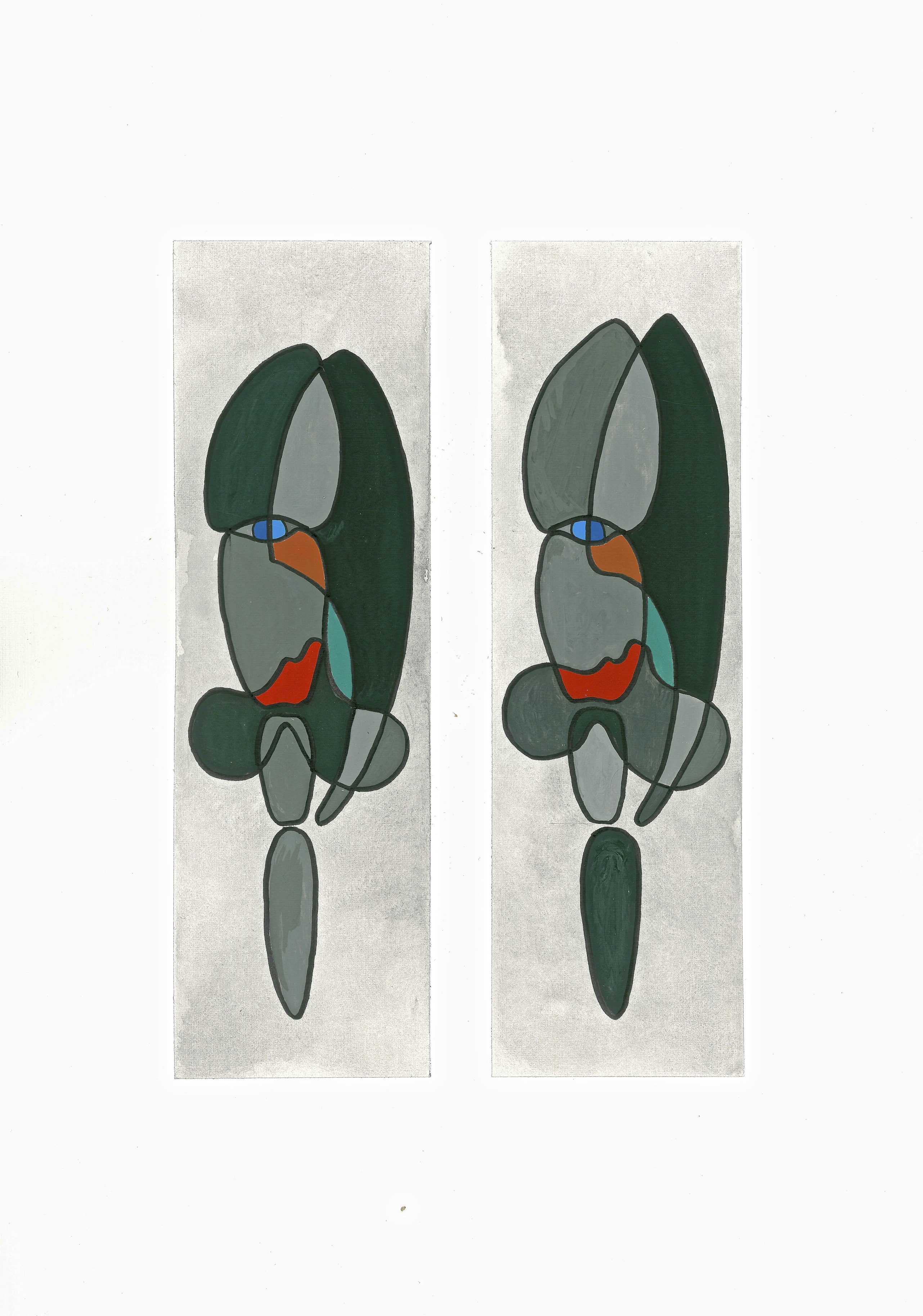 MENTON NOIR MENTON GRIS