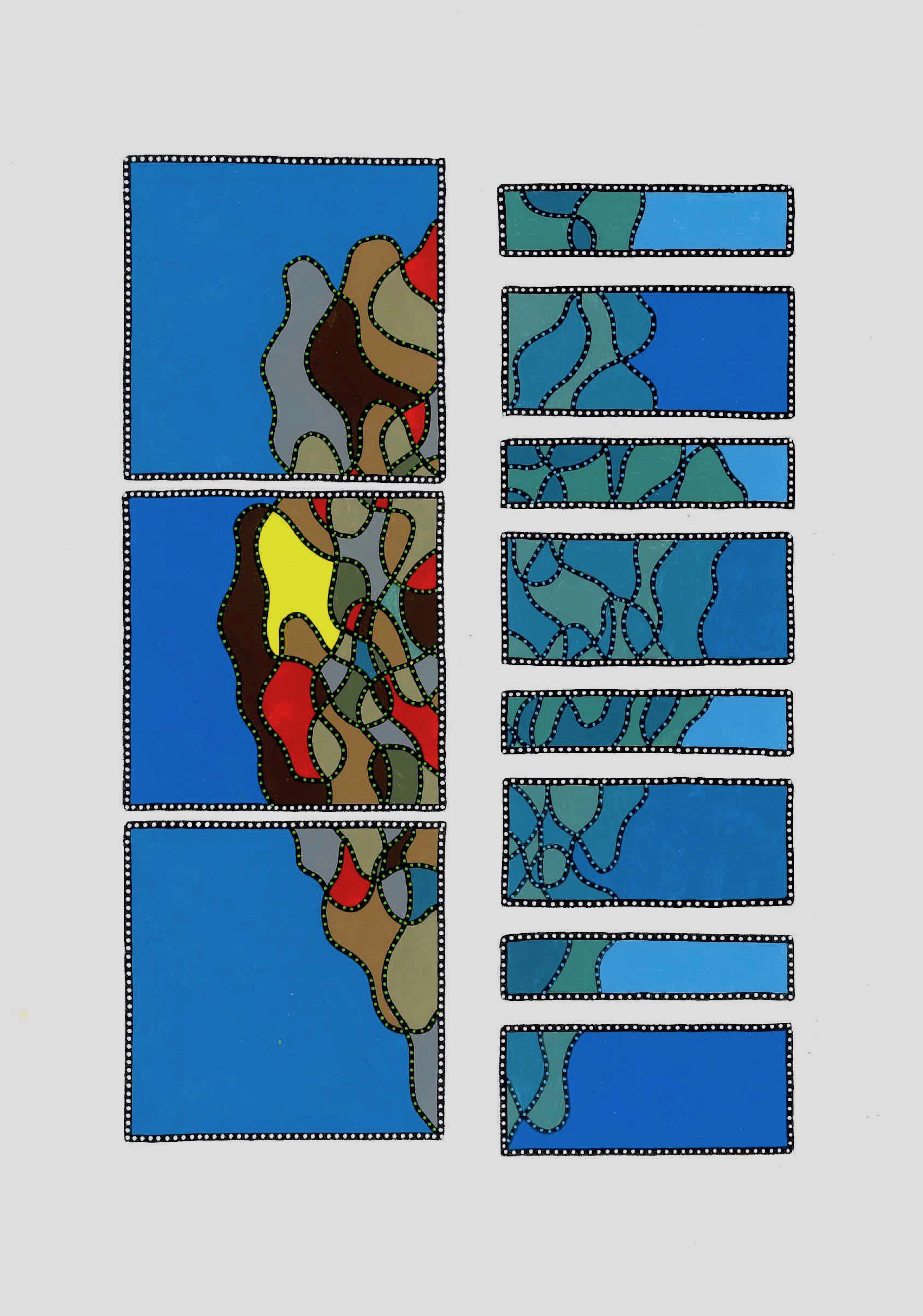 VISAGE AU POINT JAUNE