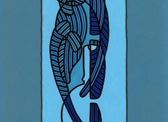 VISAGE À L'ÉPI FANNY BLEU