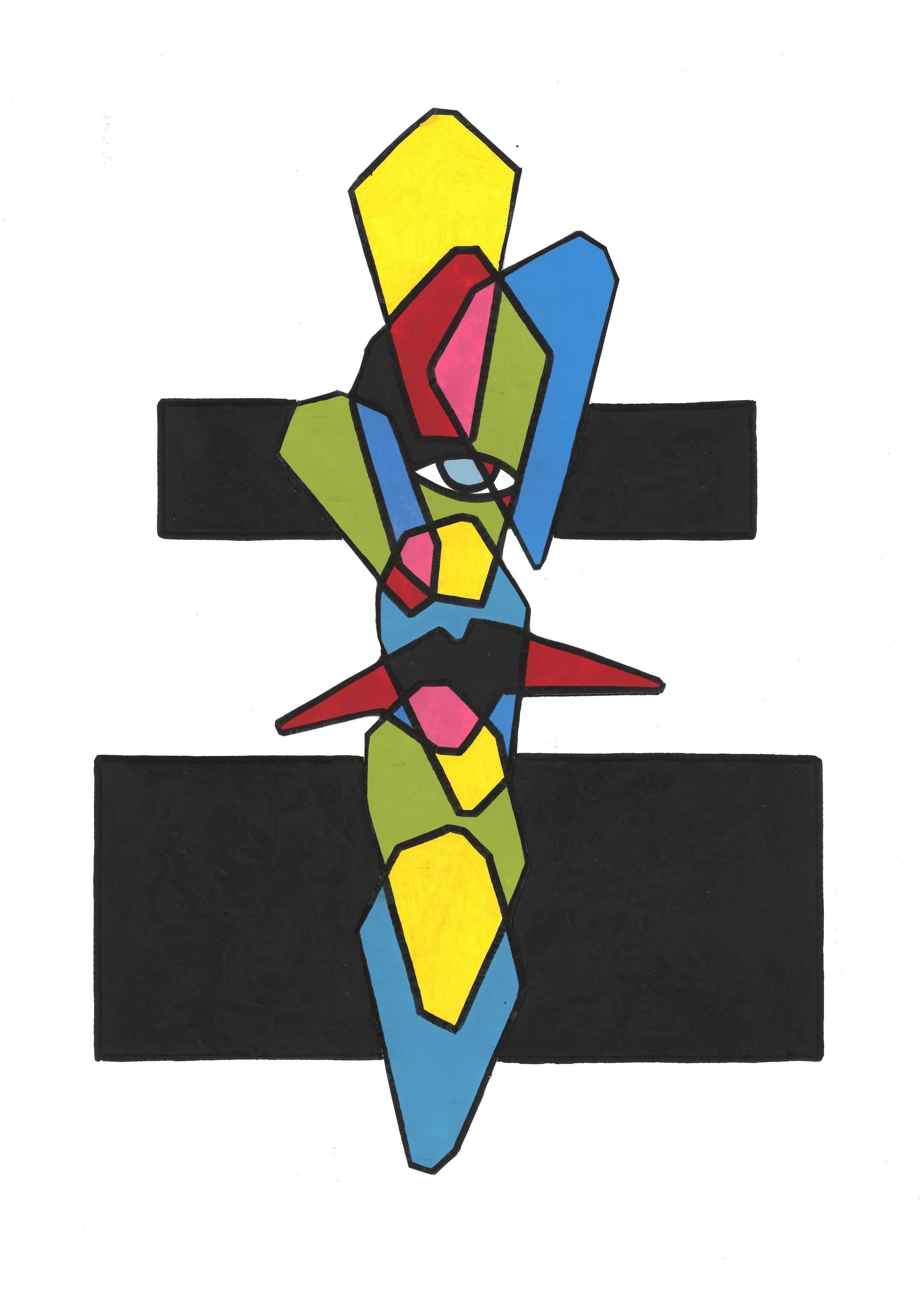 L'OEIL AU TRIANGLE ROUGE