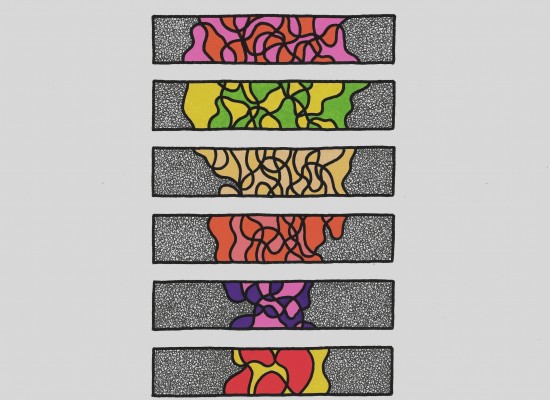 VISAGE AUX 8 RECTANGLES