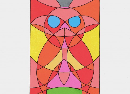 LE HIBOU À LA BARBE VERTE