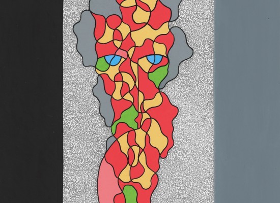 VISAAGE AUX CHEVEUX GRIS