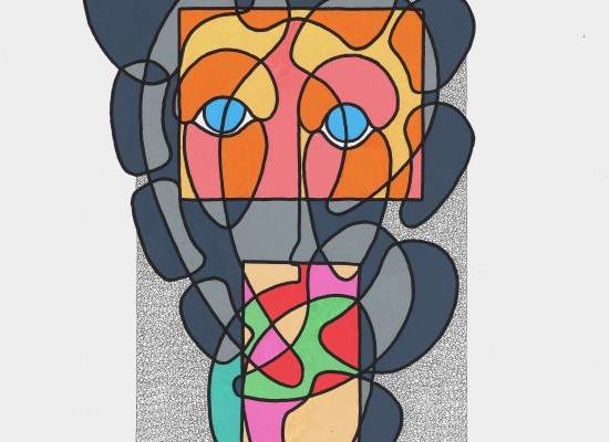 VISAGE AUX 2 RECTANGLES