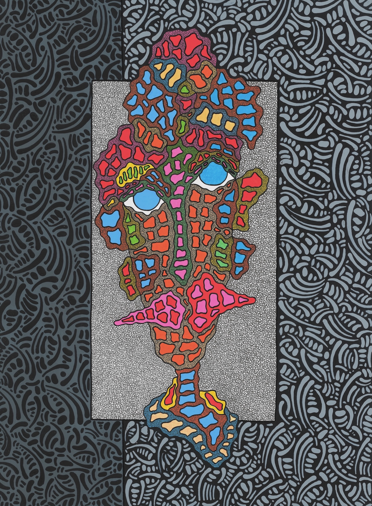 VISAGE AUX DEUX BOUCHES