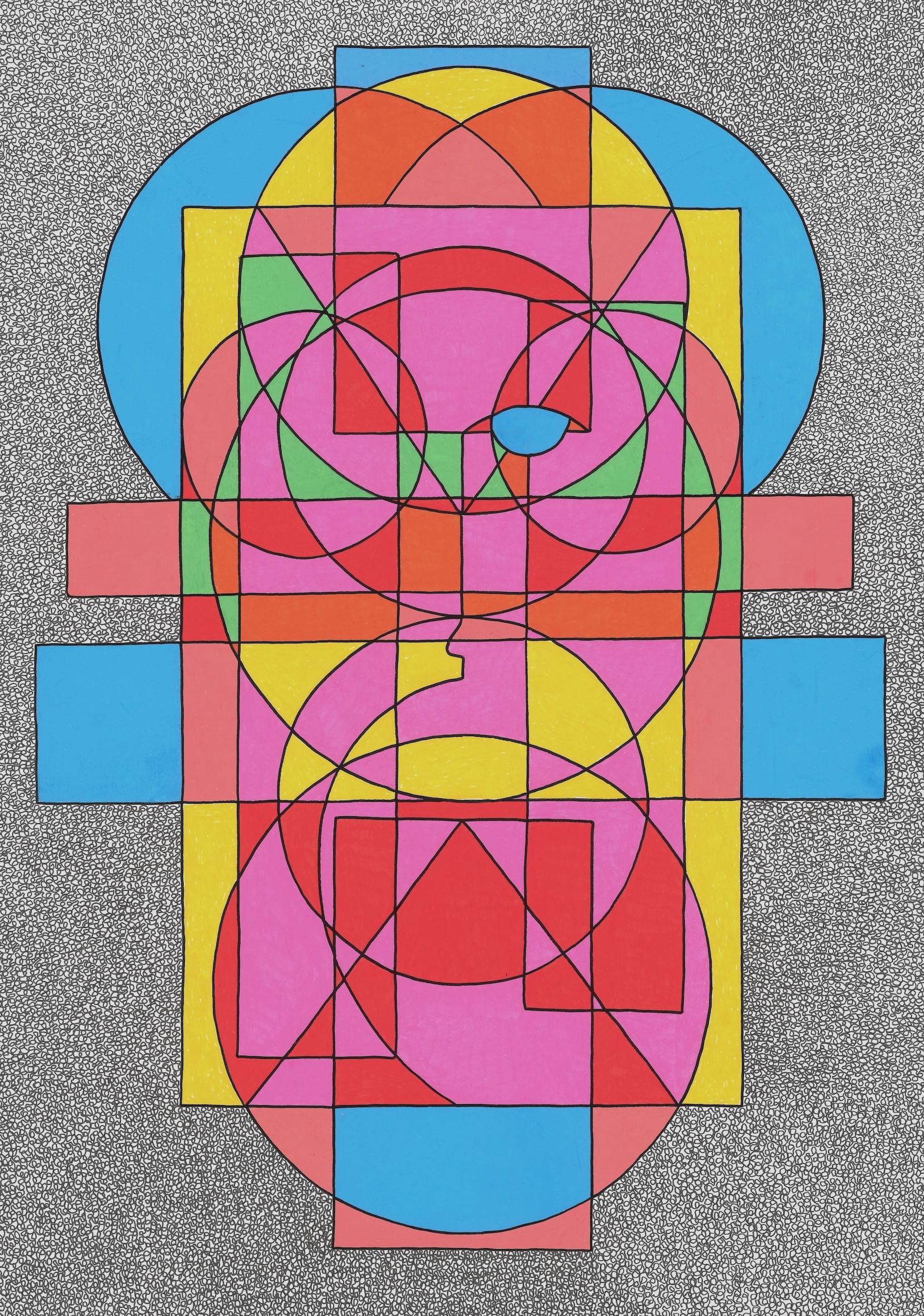 VISAGE AUX DEUX TRIANGLES